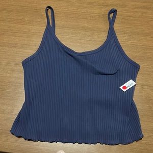 ⚠️2 for $12⚠️ NWT Old Navy Blue Ribbed Tank Top